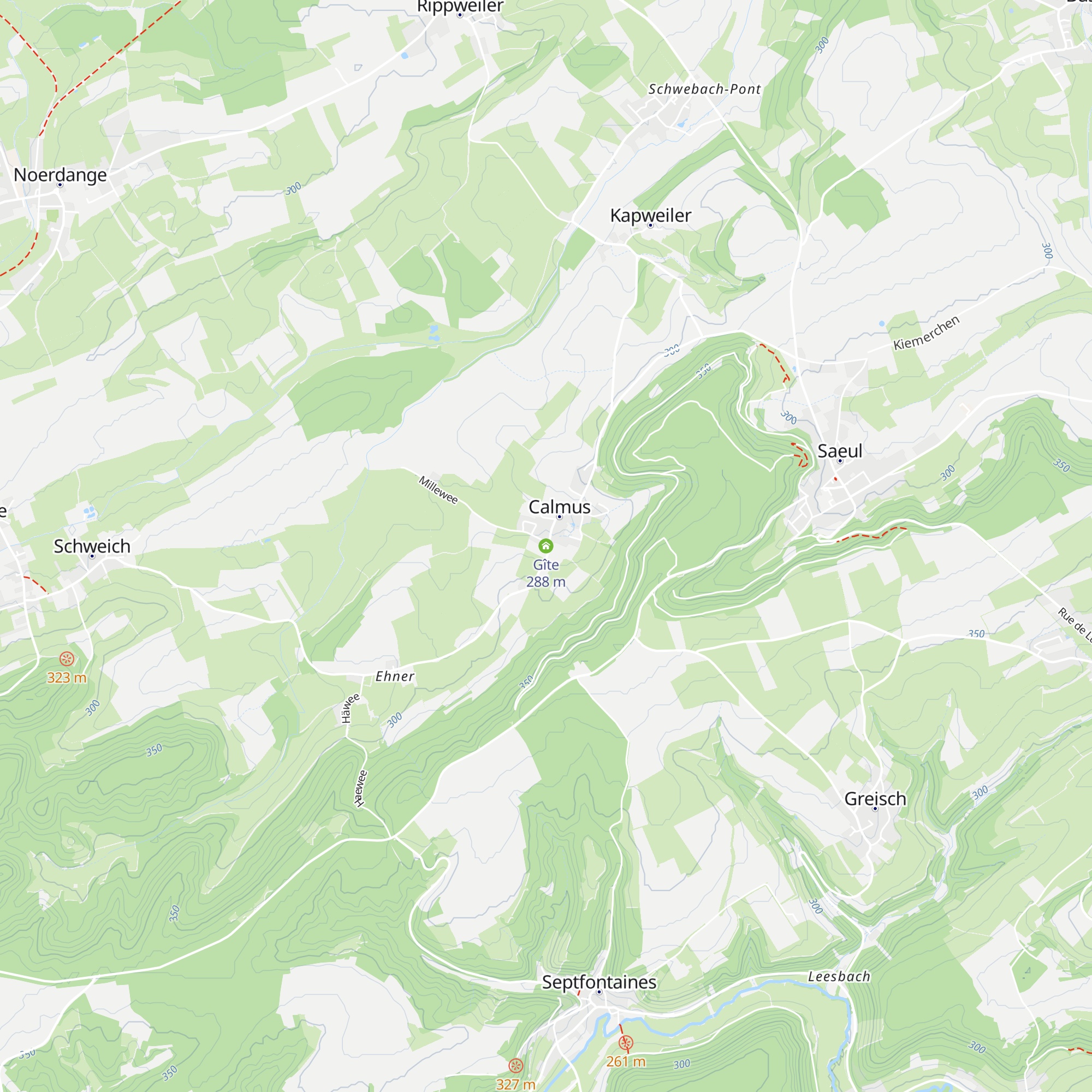 Gîte map