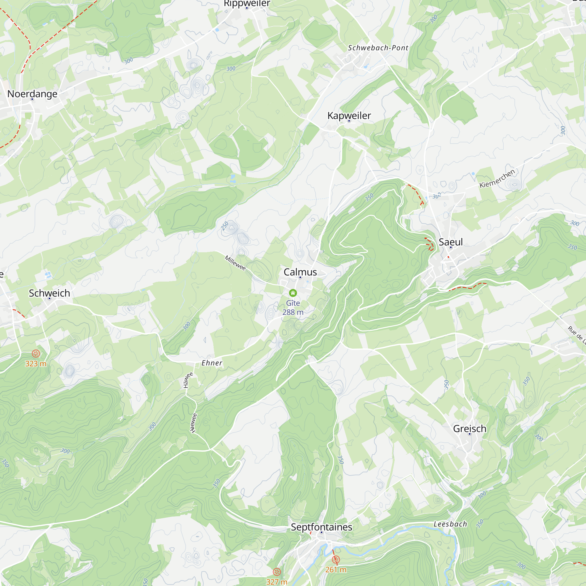Gîte map