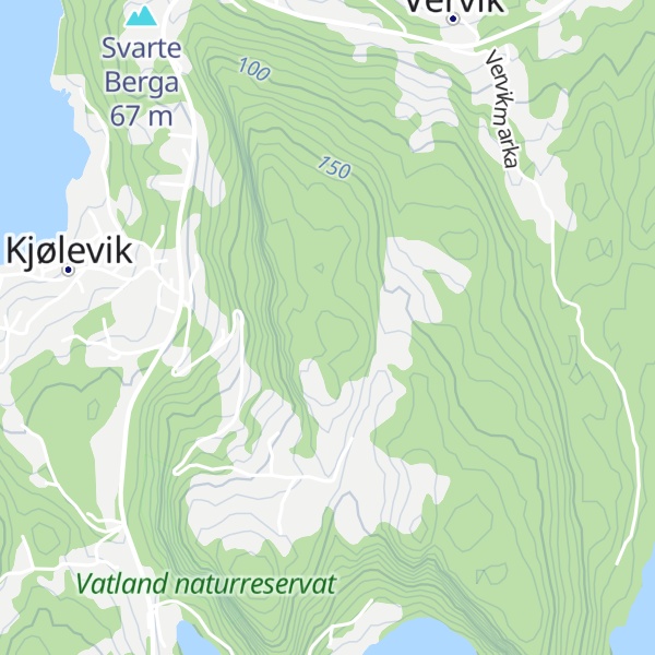 Map of Ramnåsfjellet