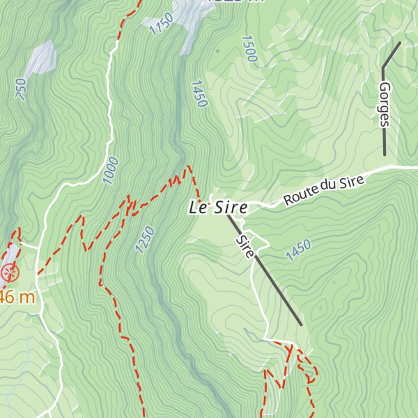 Map of Chalet du Sire