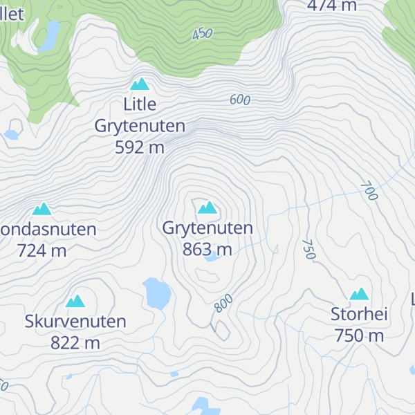 Map of Grytenuten