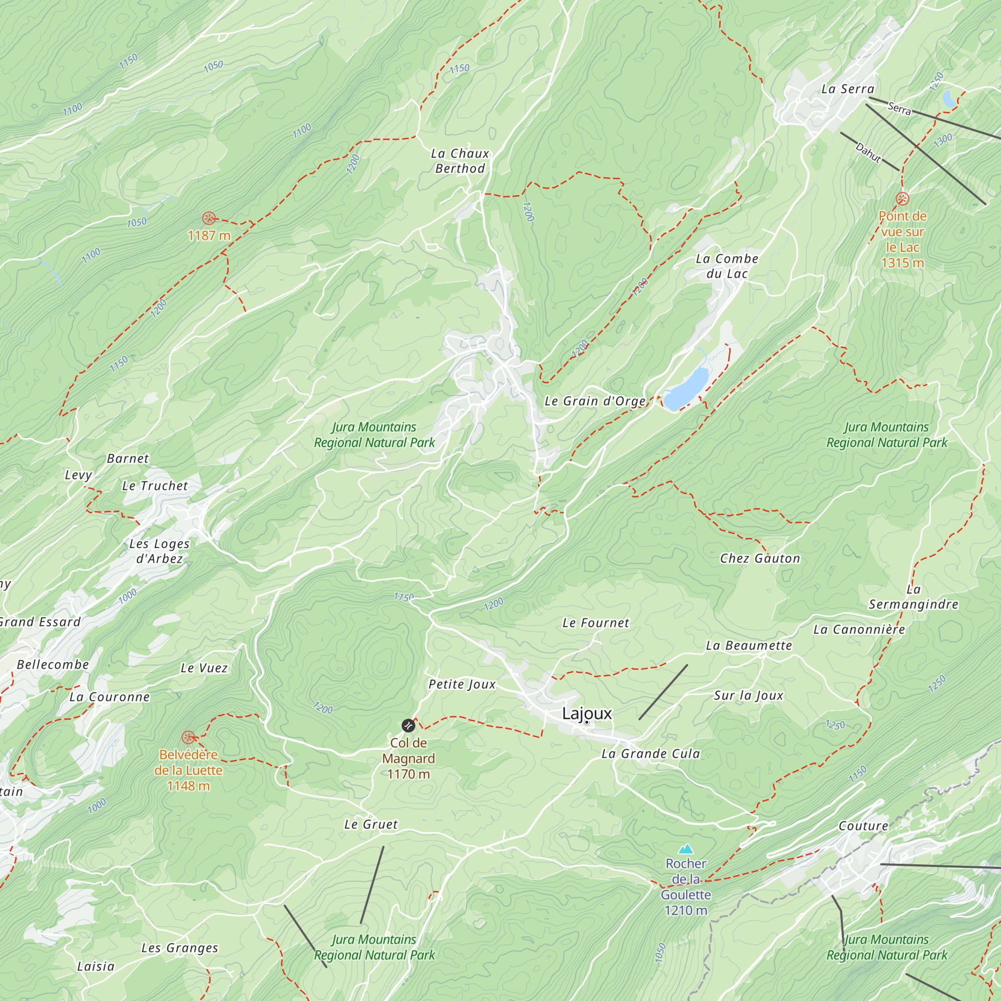 Ferme à " La Vie du Lac " map