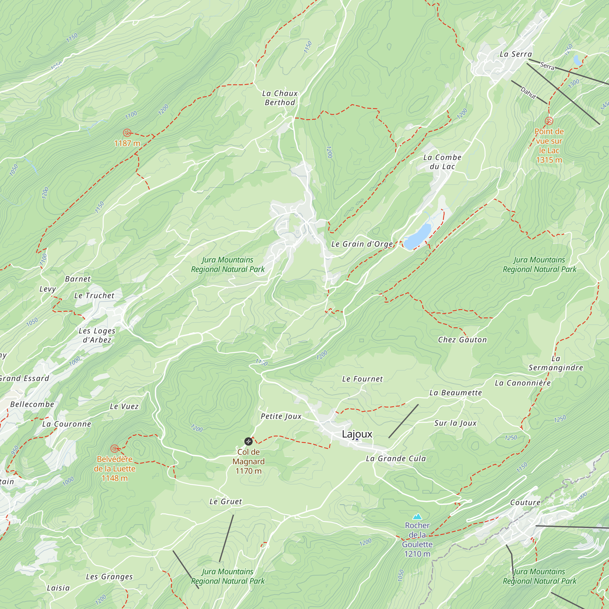 Ferme à " La Vie du Lac " map