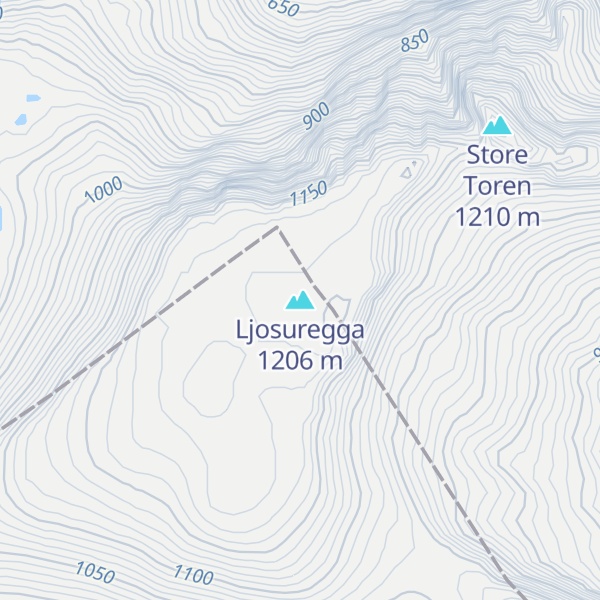 Map of Ljosuregga