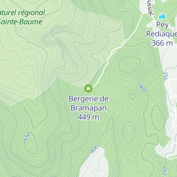 Map of Bergerie de Bramapan