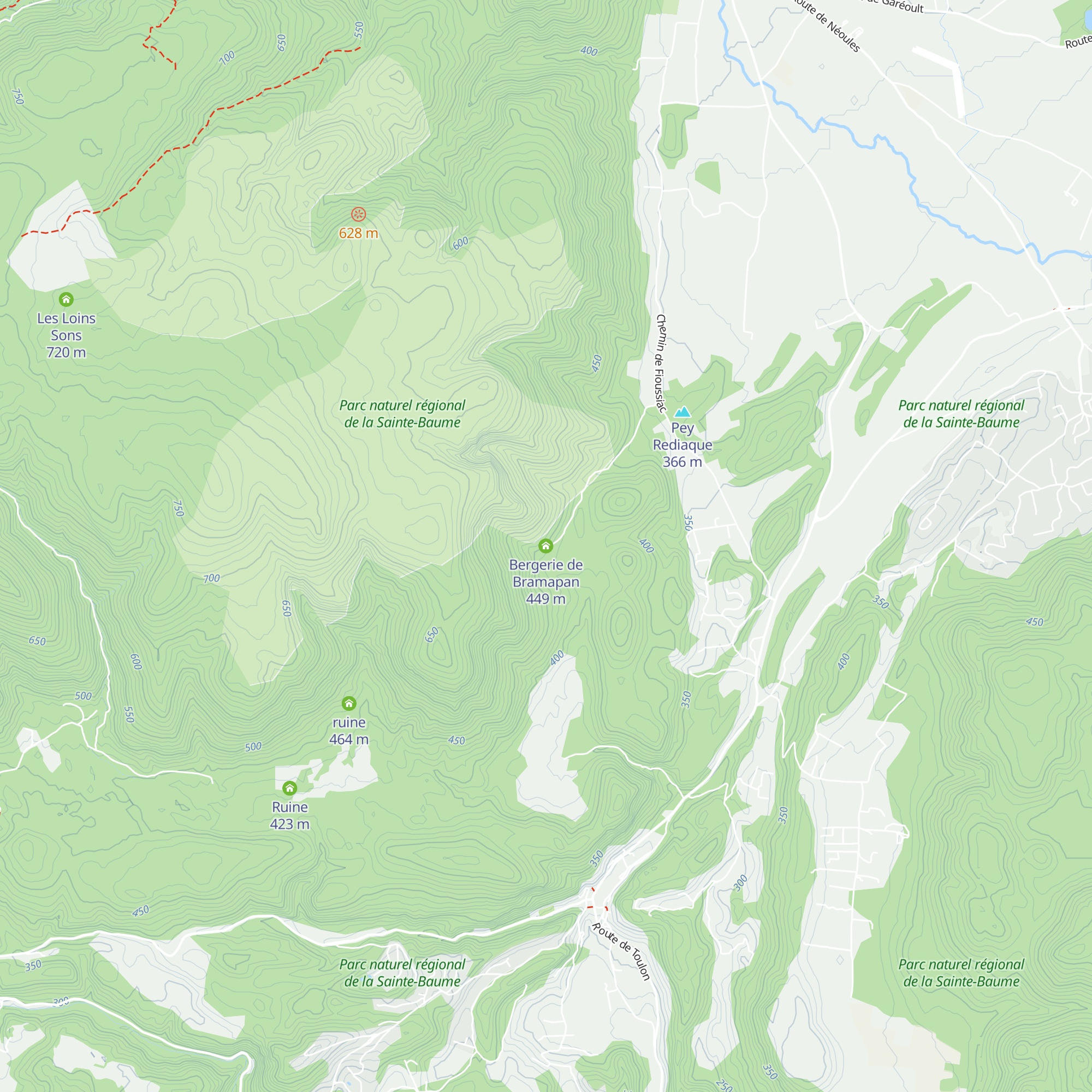 Bergerie de Bramapan map