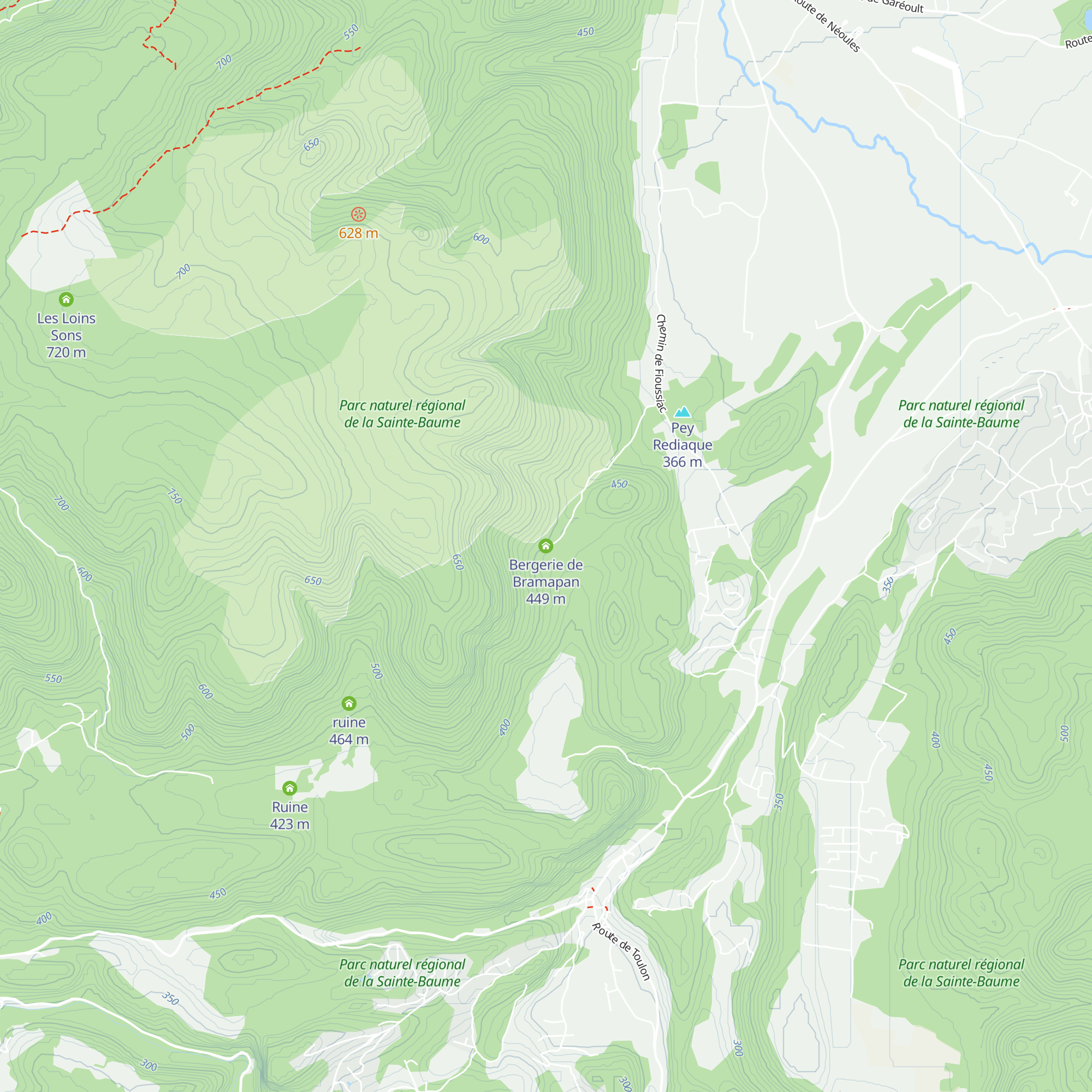 Bergerie de Bramapan map