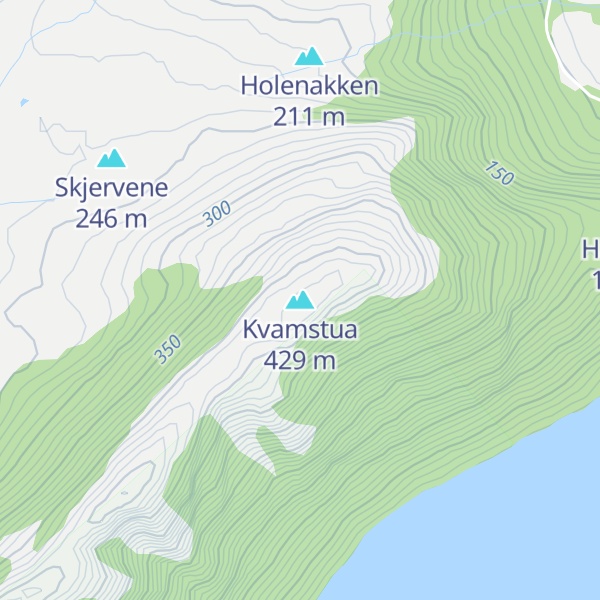 Map of Kvamstua