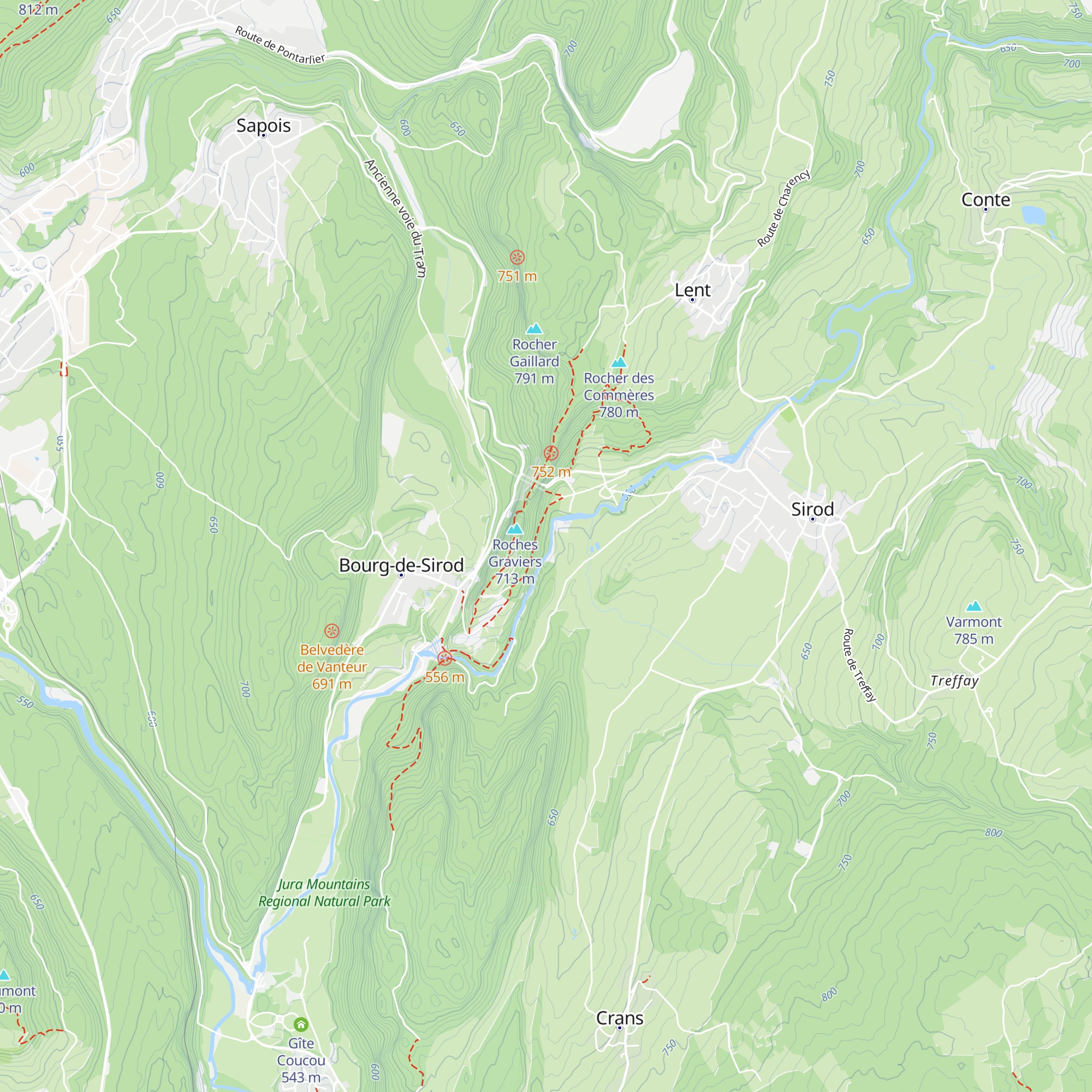 Cabane map