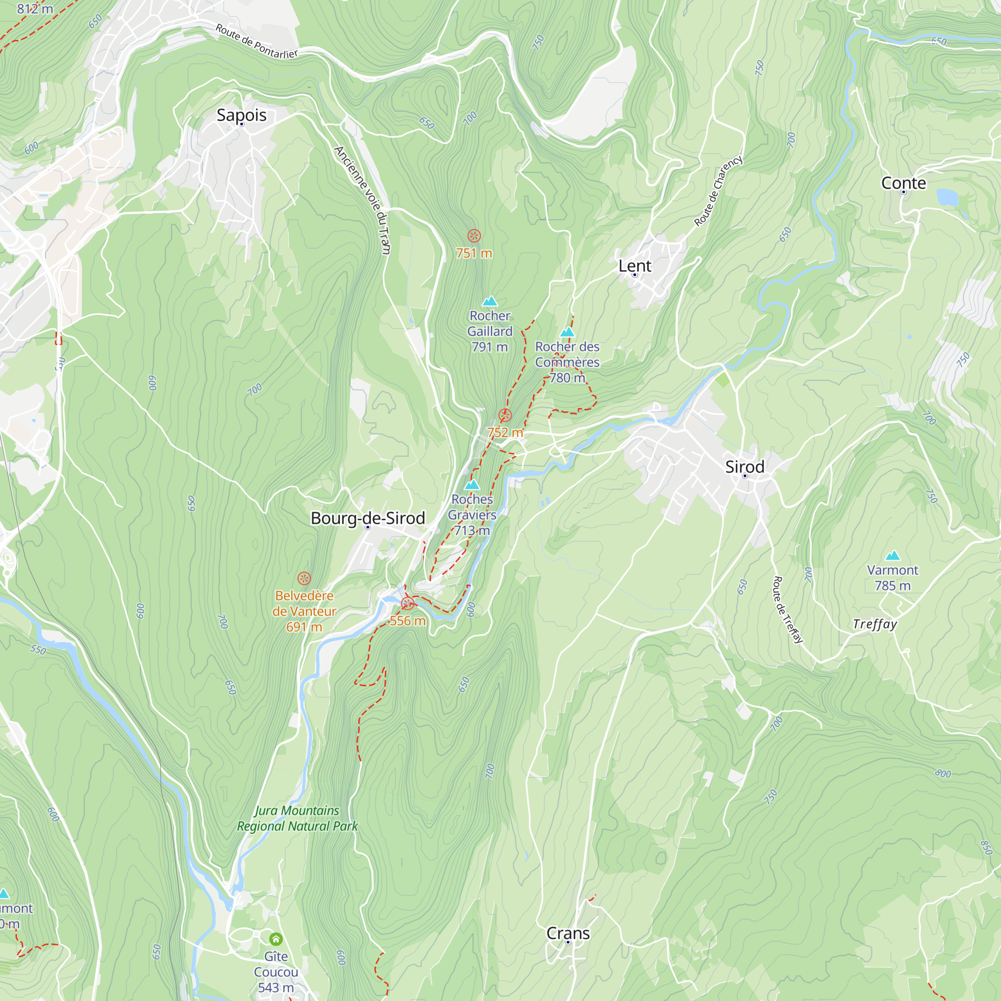Cabane map