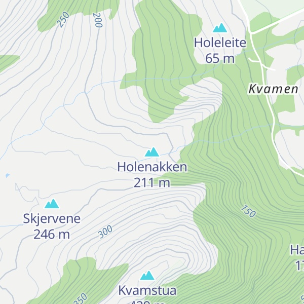 Map of Holenakken