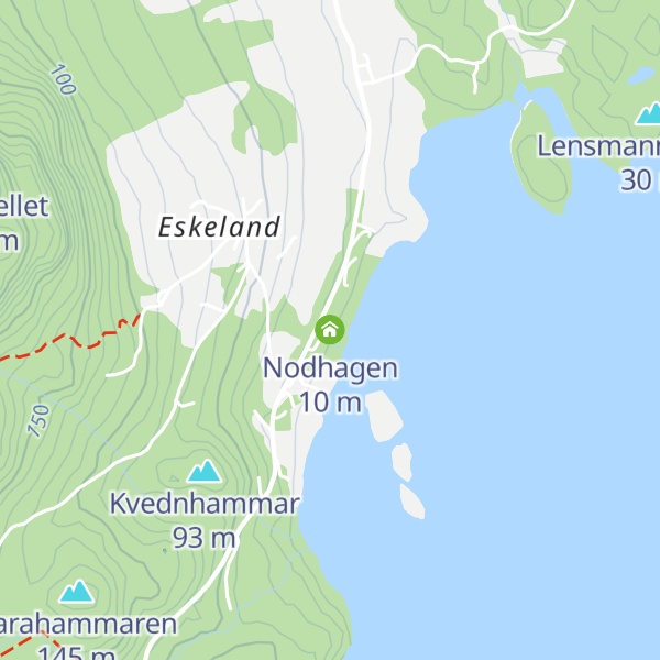 Map of Nodhagen
