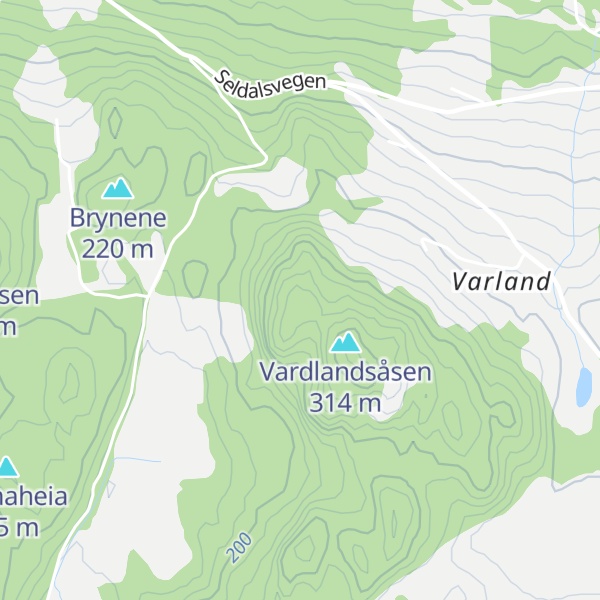 Map of Varlandslia