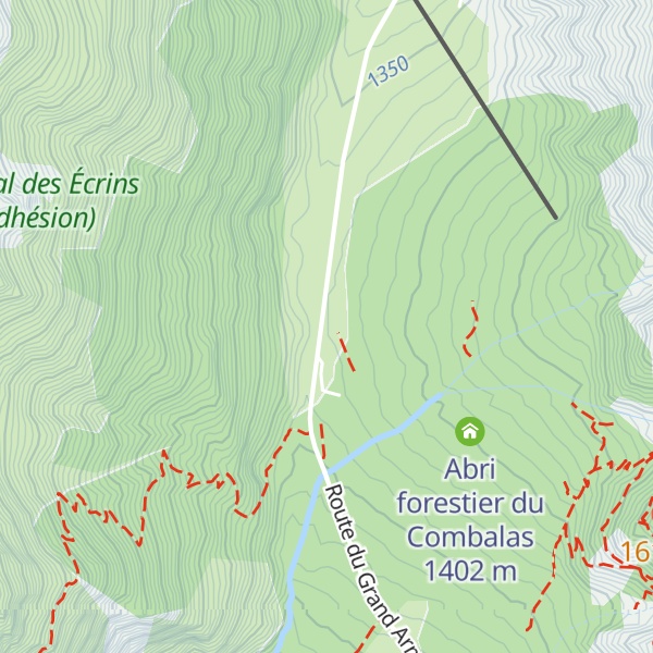 Map of Gîte Le Chamois