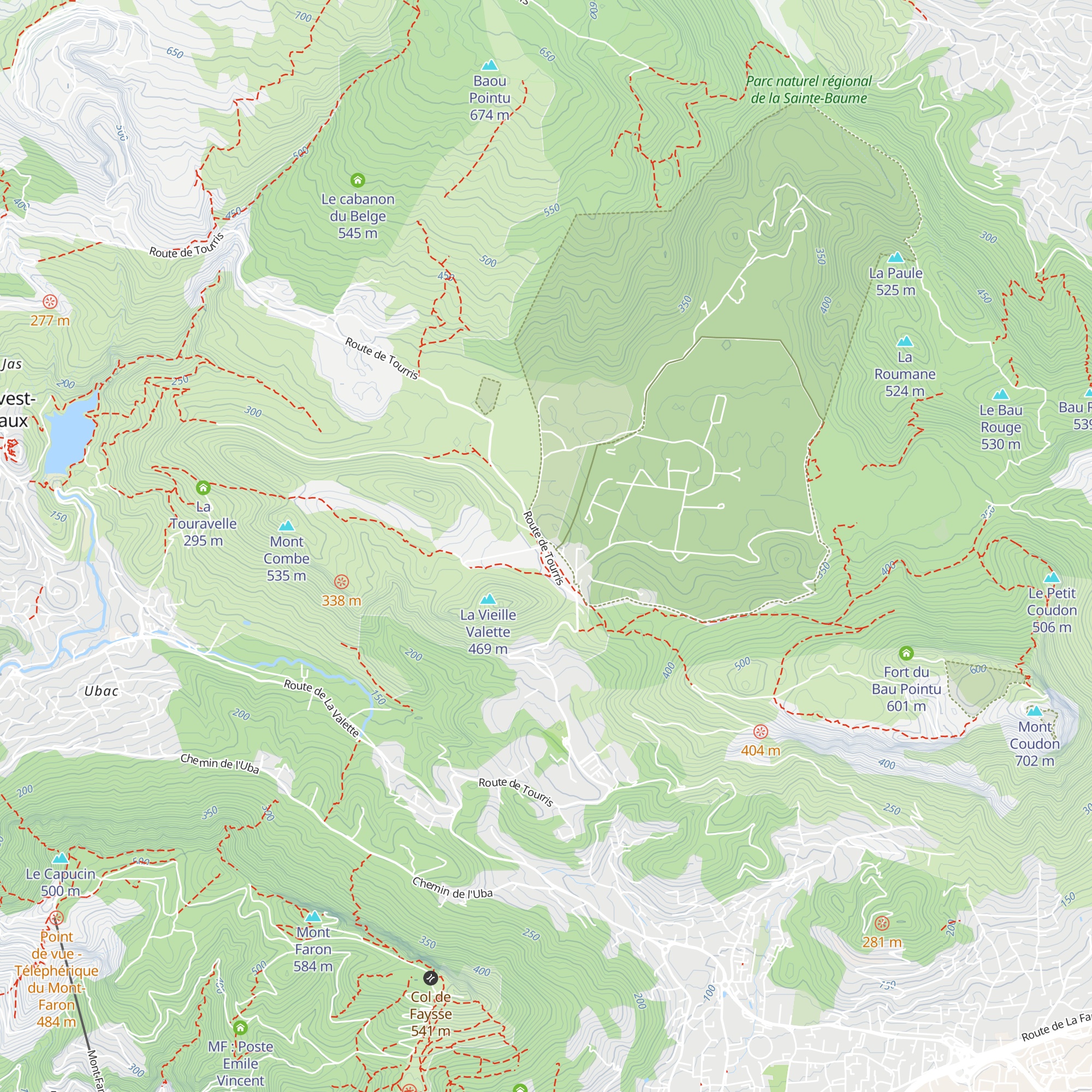 Le Goudron (Ruines) map