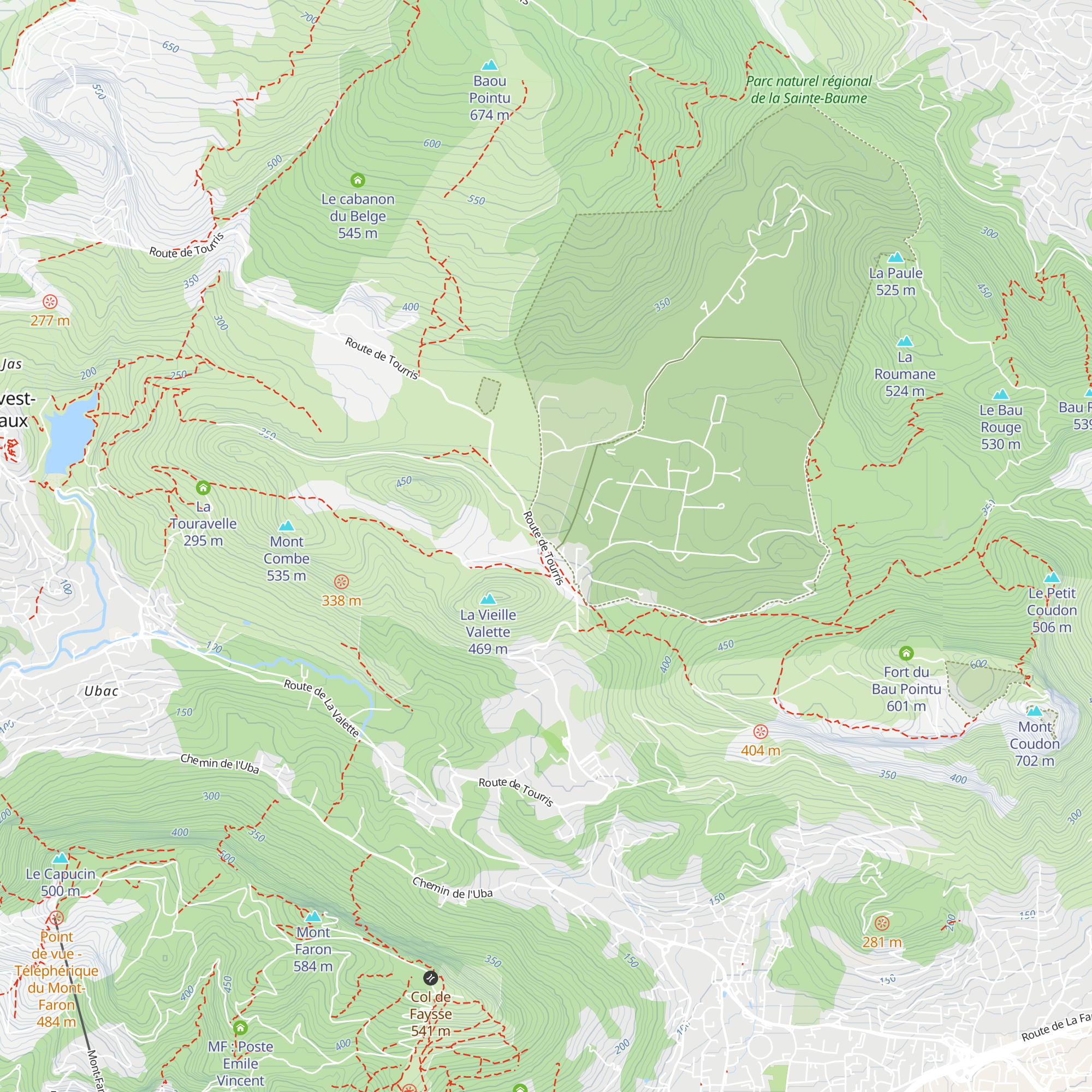 Le Goudron (Ruines) map