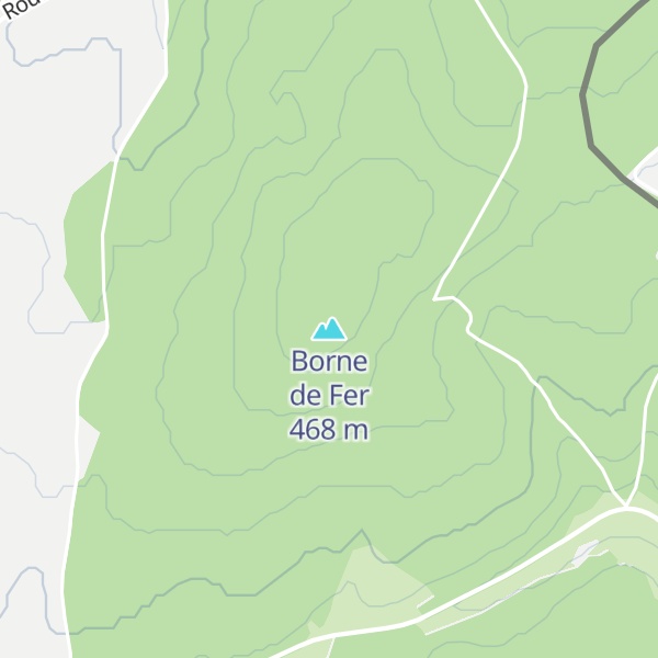 Map of Borne de Fer