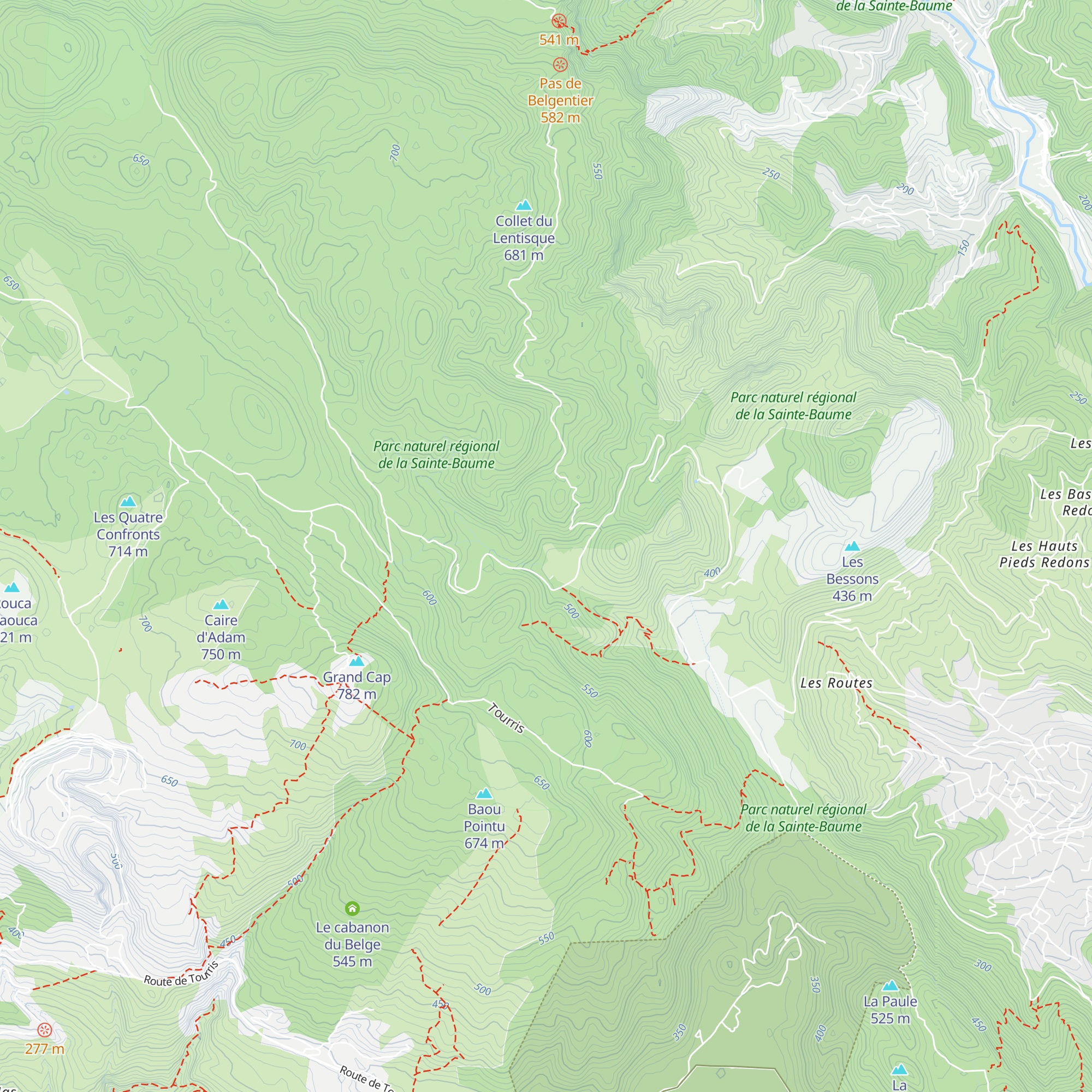 Morière les Vignes map