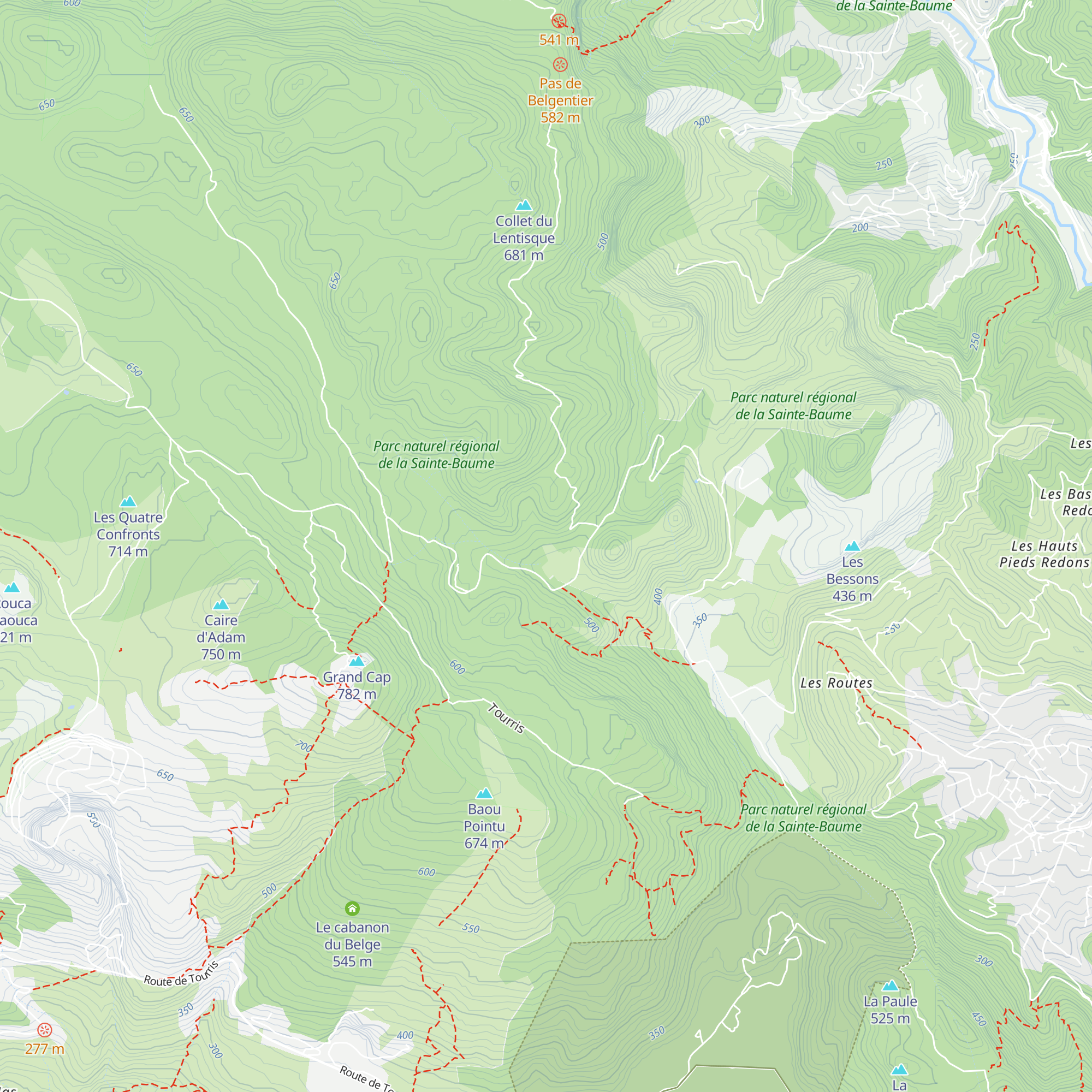 Morière les Vignes map