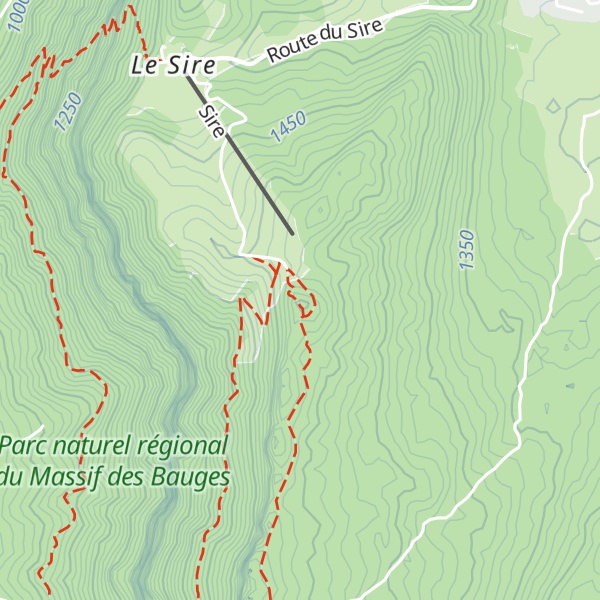 Map of Mont Kamuniak