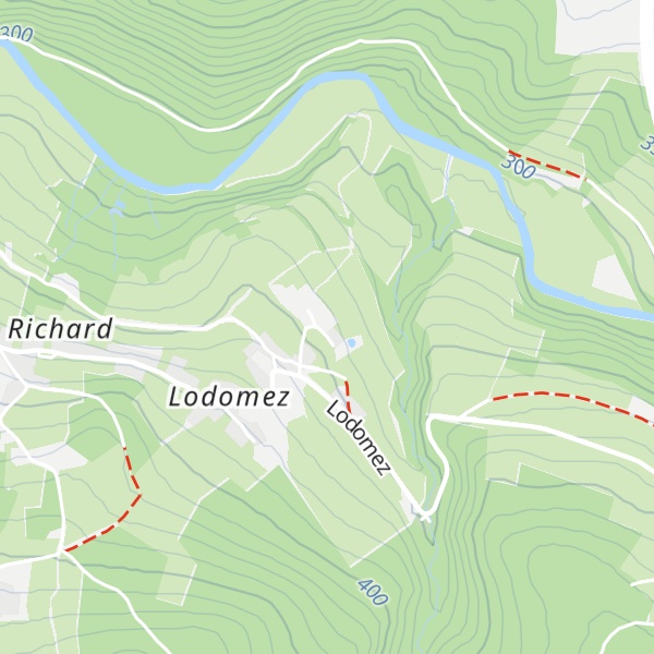 Map of Gîte à la Ferme