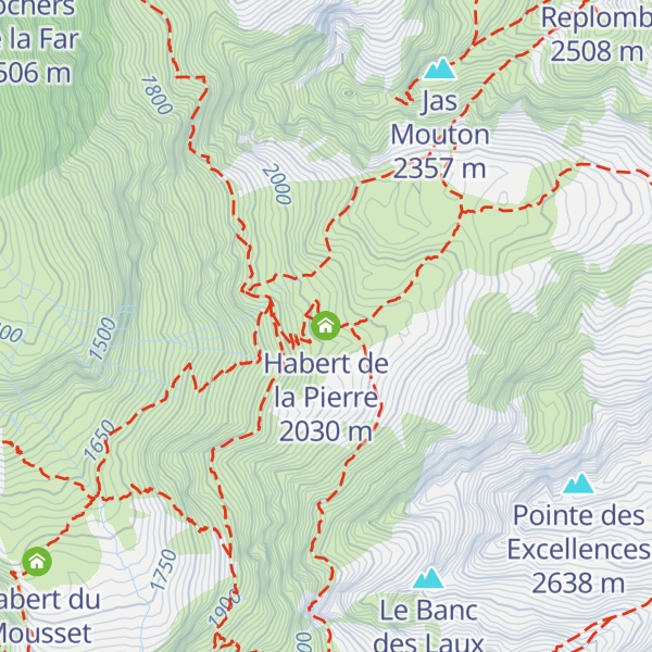 Map of Habert de la Pierre