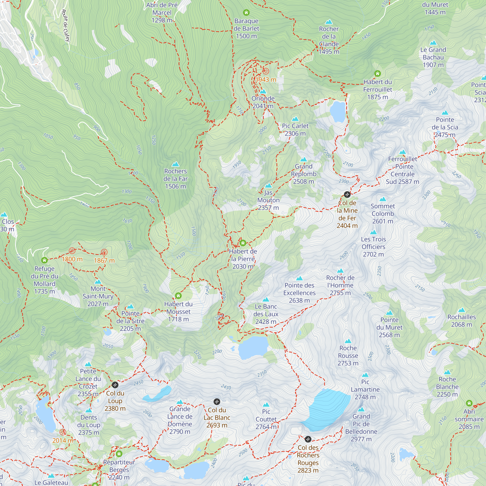 Habert de la Pierre map
