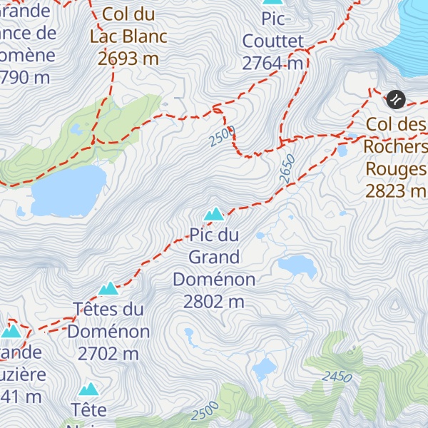Map of Pic du Grand Doménon