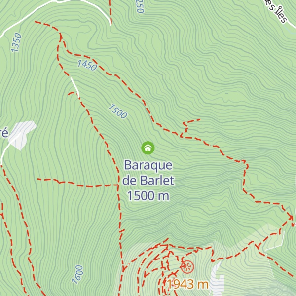 Map of Baraque de Barlet