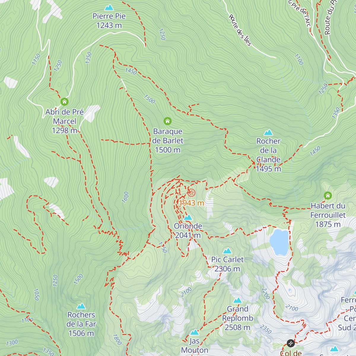 Habert des Jarlons map