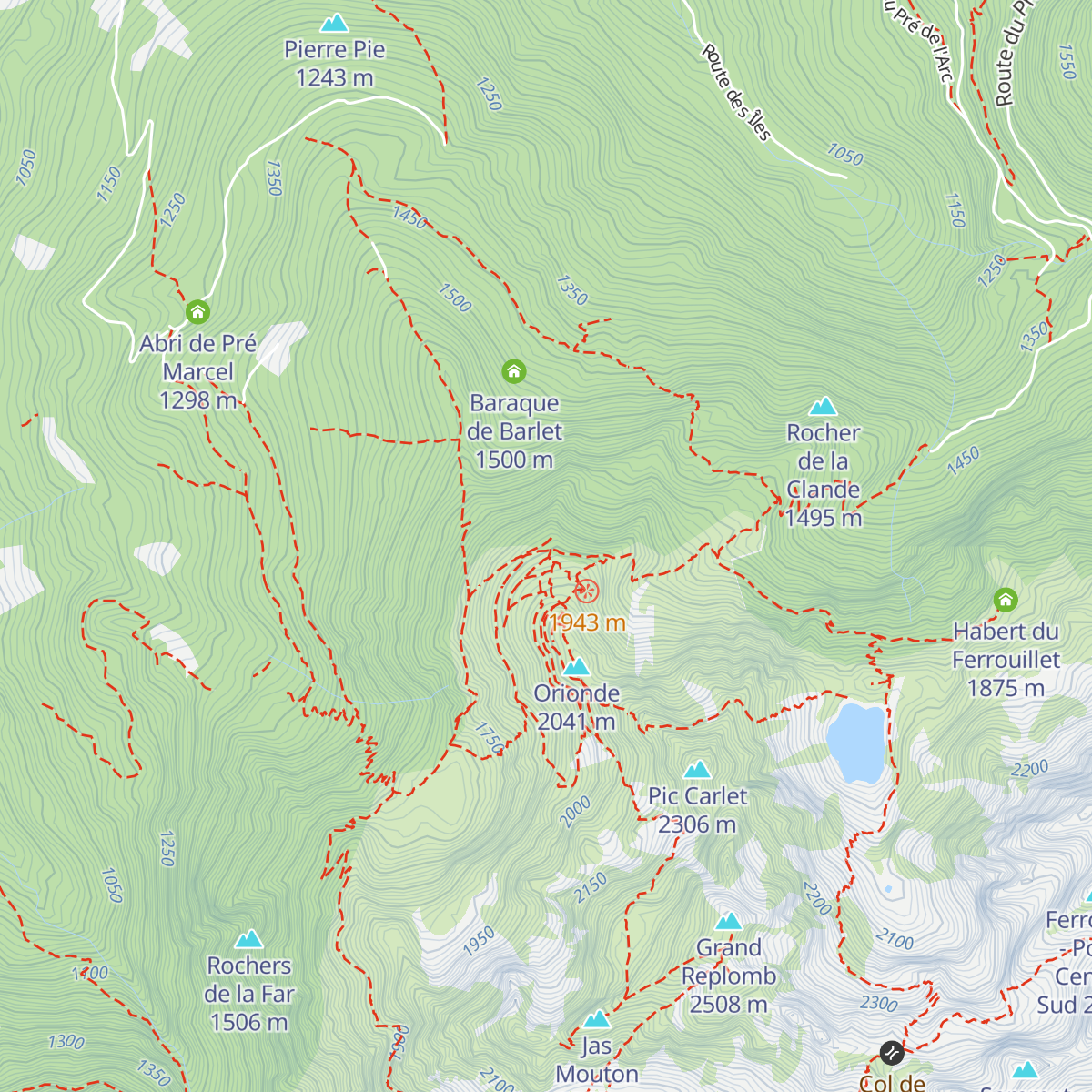 Habert des Jarlons map