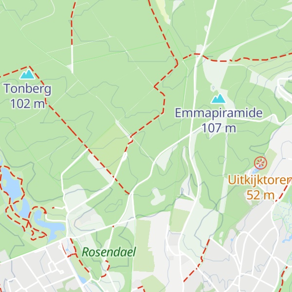 Map of Kluizenaarsberg