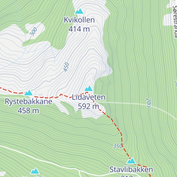 Map of Lidaveten