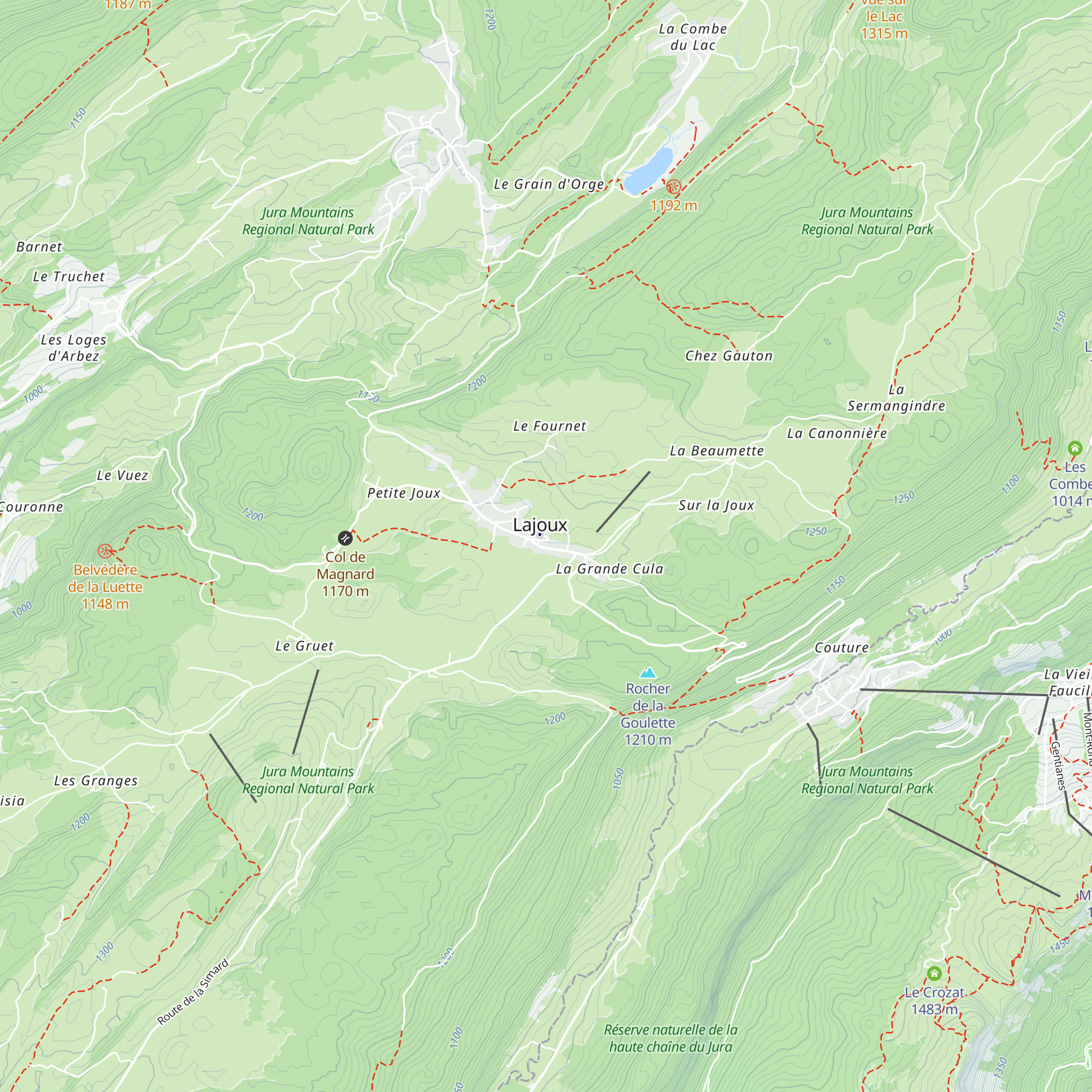 Bureau d'information touristique map