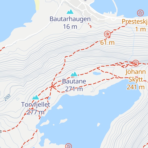 Map of Bautane