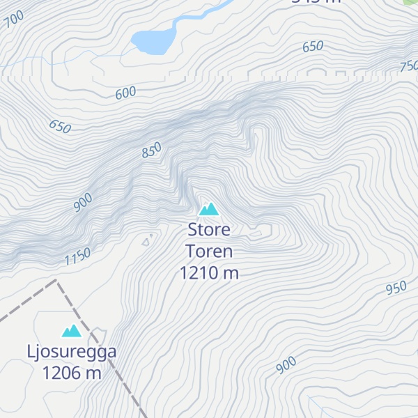 Map of Store Toren