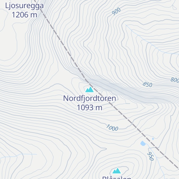 Map of Nordfjordtoren