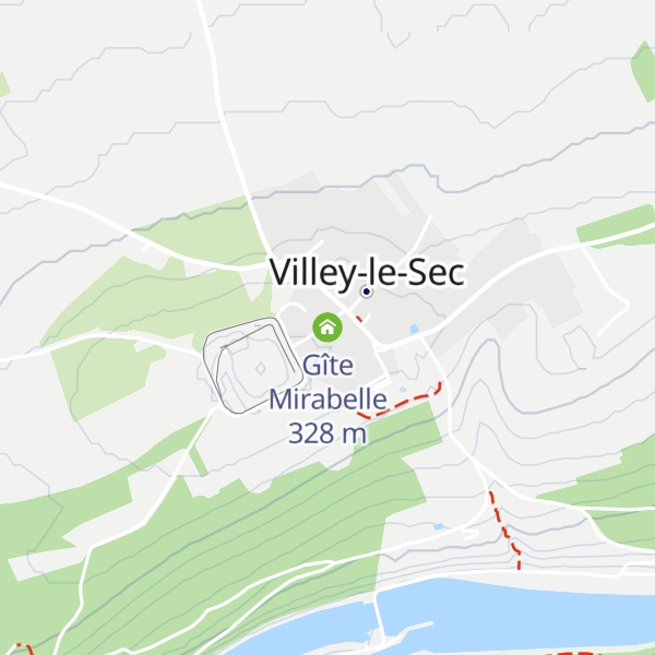 Map of Gîte Mirabelle