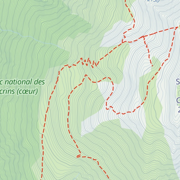 Map of Cabane des Selles