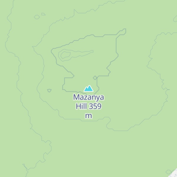 Map of Mazanya Hill