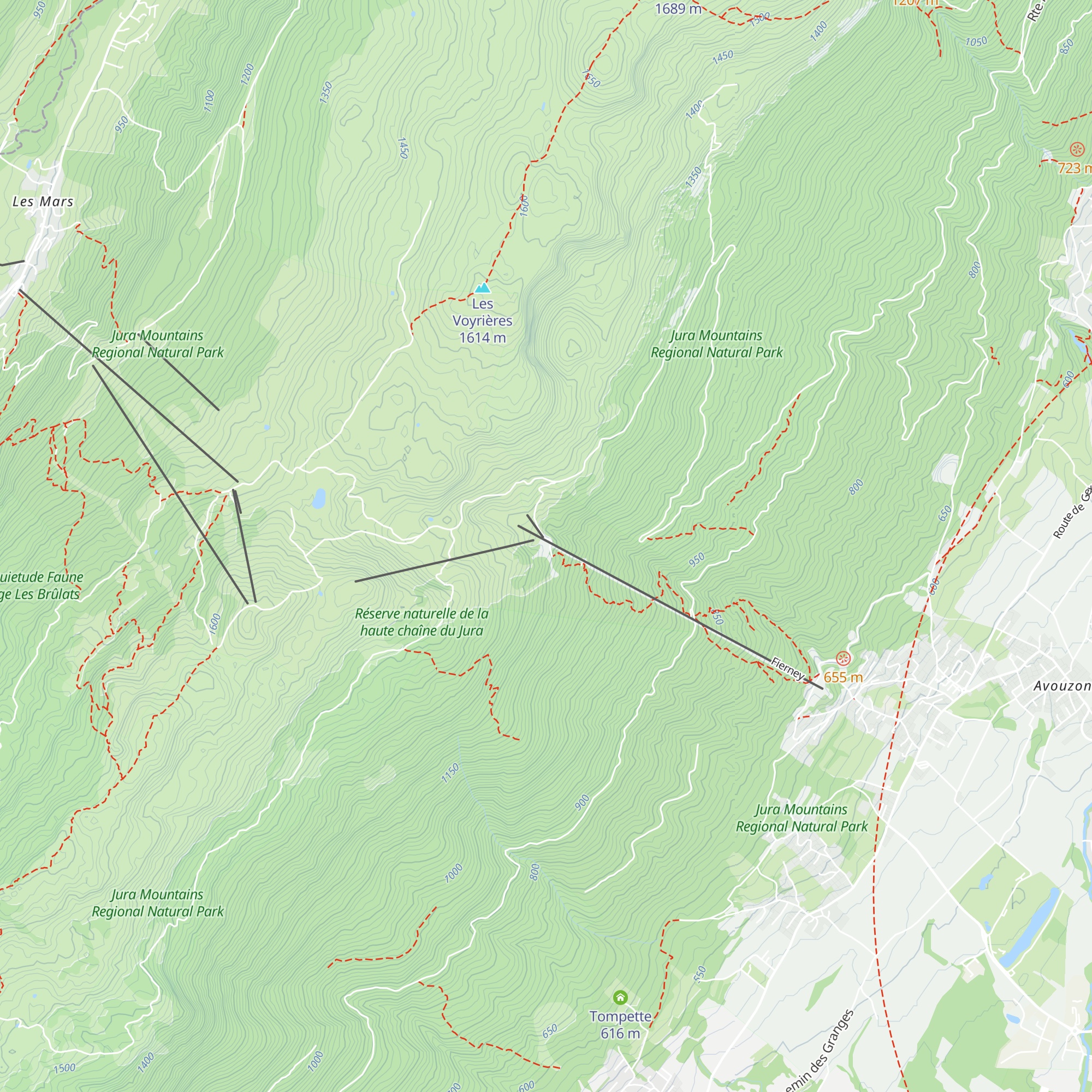 Yeti map