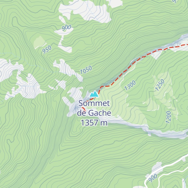 Map of Sommet de Gache
