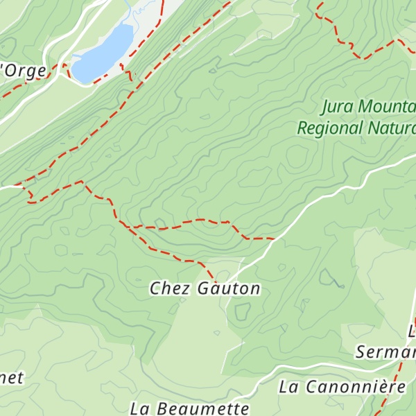 Map of La Vigoureuse