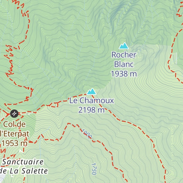 Map of Le Chamoux