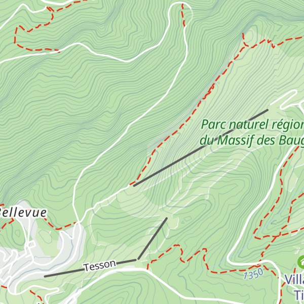 Map of La Tour de L'Angle Est