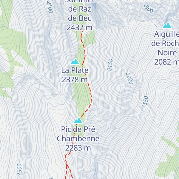 Map of Sommet de Grand-Combe