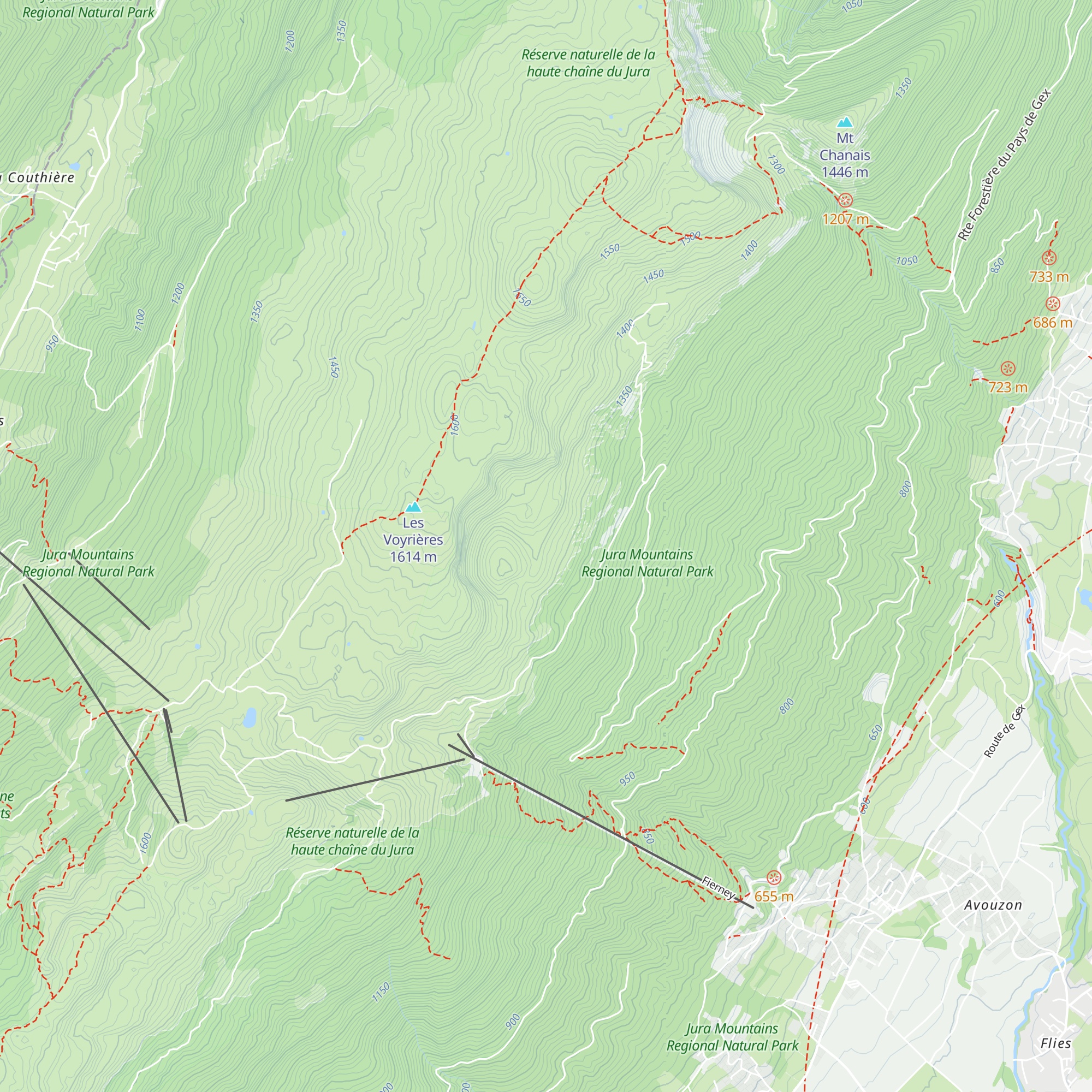 Chalet Praffion map