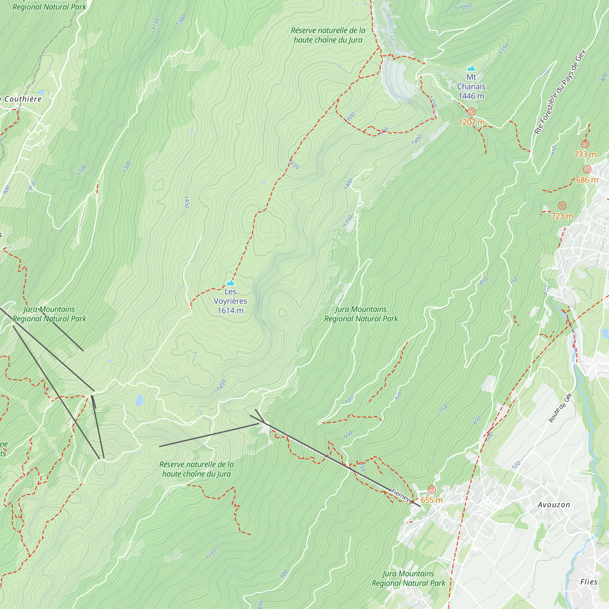Chalet Praffion map