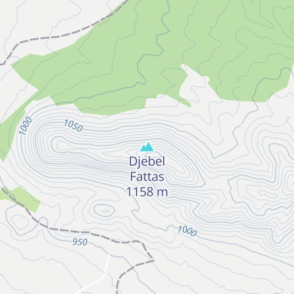 Map of Djebel Fattas