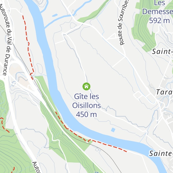 Map of Gîte les Oisillons